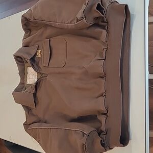 EUC VTG UPS Quilted Heavyweight Pull Over 1/4 Zip Jacket